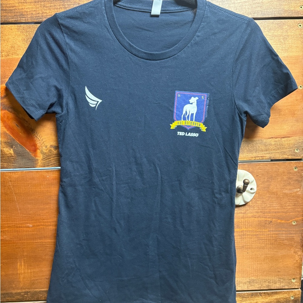 Ted Lasso Richmond #1 Mom Navy Graphic Tee with Crest